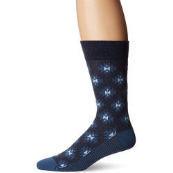 HotSox Mens Ikat Socks, Denim Heather, 1 Pair, Mens Shoe Size 6-12.5 HotSox Mens Ikat Socks, Denim Heather, 1 Pair, Mens Shoe Size 6-12.5