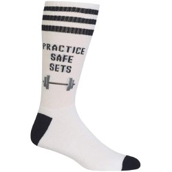 HotSox Mens Practice Safe Sets Socks, White, 1 Pair, Mens Shoe Size 6-12.5 HotSox Mens Practice Safe Sets Socks, White, 1 Pair, Mens Shoe Size 6-12.5