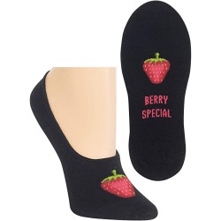 HotSox Womens Berry Special Socks, Black, 1 Pair, Womens Shoe Size 4-10 HotSox Womens Berry Special Socks, Black, 1 Pair, Womens Shoe Size 4-10
