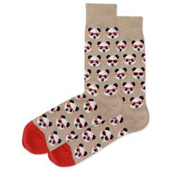 HotSox Smart Panda Socks, Hemp Heather, 1 Pair, Men Shoe 6-12.5 HotSox Smart Panda Socks, Hemp Heather, 1 Pair, Men Shoe 6-12.5