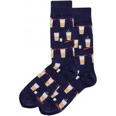 HotSox Sake Bomb Socks, Navy, 1 Pair, Men Shoe 6-12.5