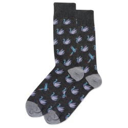 HotSox Origami Crane Socks, Charcoal Heather, 1 Pair, Men Shoe 6-12.5 HotSox Origami Crane Socks, Charcoal Heather, 1 Pair, Men Shoe 6-12.5