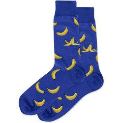 HotSox Banana Socks, Blue, 1 Pair, Men Shoe 6-12.5 HotSox Banana Socks, Blue, 1 Pair, Men Shoe 6-12.5