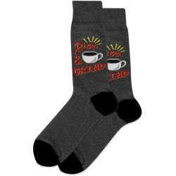 HotSox Rise And Grind Socks, Charcoal Heather, 1 Pair, Men Shoe 6-12.5 HotSox Rise And Grind Socks, Charcoal Heather, 1 Pair, Men Shoe 6-12.5