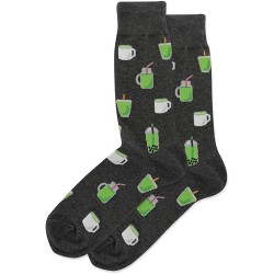 HotSox Matcha Socks, Charcoal Heather, 1 Pair, Men Shoe 6-12.5 HotSox Matcha Socks, Charcoal Heather, 1 Pair, Men Shoe 6-12.5
