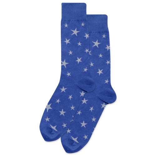 HotSox Glow In The Dark Stars Socks, Blue, 1 Pair, Men Shoe 6-12.5 HotSox Glow In The Dark Stars Socks, Blue, 1 Pair, Men Shoe 6-12.5