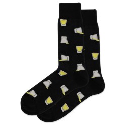 HotSox Shot Glasses Socks, Black, 1 Pair, Men Shoe 6-12.5 HotSox Shot Glasses Socks, Black, 1 Pair, Men Shoe 6-12.5