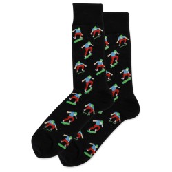 HotSox Skateboarder Socks, Black, 1 Pair, Men Shoe 6-12.5 HotSox Skateboarder Socks, Black, 1 Pair, Men Shoe 6-12.5