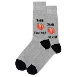 HotSox Same Peach Forever Socks, Grey Heather, 1 Pair, Men Shoe 6-12.5 HotSox Same Peach Forever Socks, Grey Heather, 1 Pair, Men Shoe 6-12.5