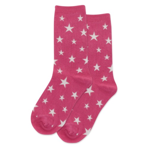 HotSox Glow In The Dark Stars Kids Socks, Magenta, 1 Pair, Large/X-Large HotSox Glow In The Dark Stars Kids Socks, Magenta, 1 Pair, Large/X-Large
