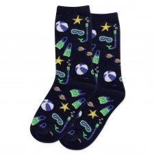 HotSox Snorkel Kids Socks, Navy, 1 Pair, Medium/Large