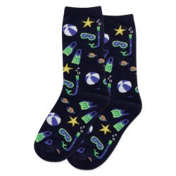 HotSox Snorkel Kids Socks, Navy, 1 Pair, Small/Medium