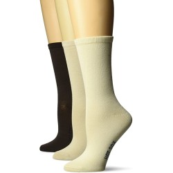 HotSox Womens Solid Trouser 3 Pack Socks, Oyster, 3 Pair, Womens Shoe 4-10 HotSox Womens Solid Trouser 3 Pack Socks, Oyster, 3 Pair, Womens Shoe 4-10