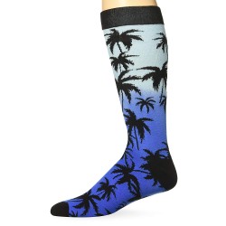 K. Bell Men's Palm Crew Socks, Black, Sock Size 10-13/Shoe Size 6.5-12, 1 Pair