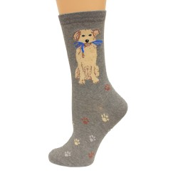 K. Bell Dog Walk Crew Socks, Charcoal Heather, Sock Size 9-11/Shoe Size 4-10, 1 Pair K. Bell Dog Walk Crew Socks, Charcoal Heather, Sock Size 9-11/Shoe Size 4-10, 1 Pair