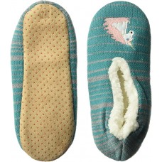 K. Bell Unicorn Cozy Slipper, Blue, Size M/L, 1 Pair