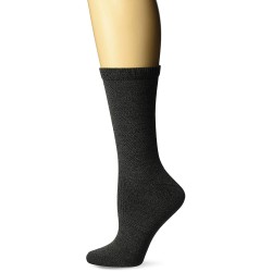 K. Bell Soft & Dreamy Marl Crew Socks, Black Marl, Sock Size 9-11/Shoe Size 4-10, 1 Pair K. Bell Soft & Dreamy Marl Crew Socks, Black Marl, Sock Size 9-11/Shoe Size 4-10, 1 Pair