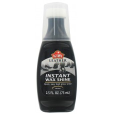 Kiwi Leather Instant Wax Shine, Black