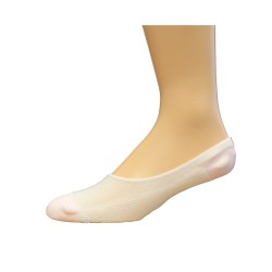 Medipeds Nanoglide Liner Socks 3 Pair, White, W7-10