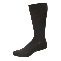 Medipeds Sorbtek Poly Half Cushion Dress Crew Socks 4 Pair, Black, M9-12