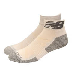New Balance Quarter Socks, White, (L) Ladies 10-13.5/Mens 8.5-12.5, 6 Pair