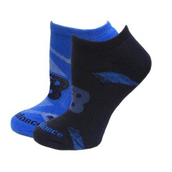 New Balance Performance Cushion No Show Socks, Navy, (L) Ladies 10-13.5/Mens 8.5-12.5, 3 Pair