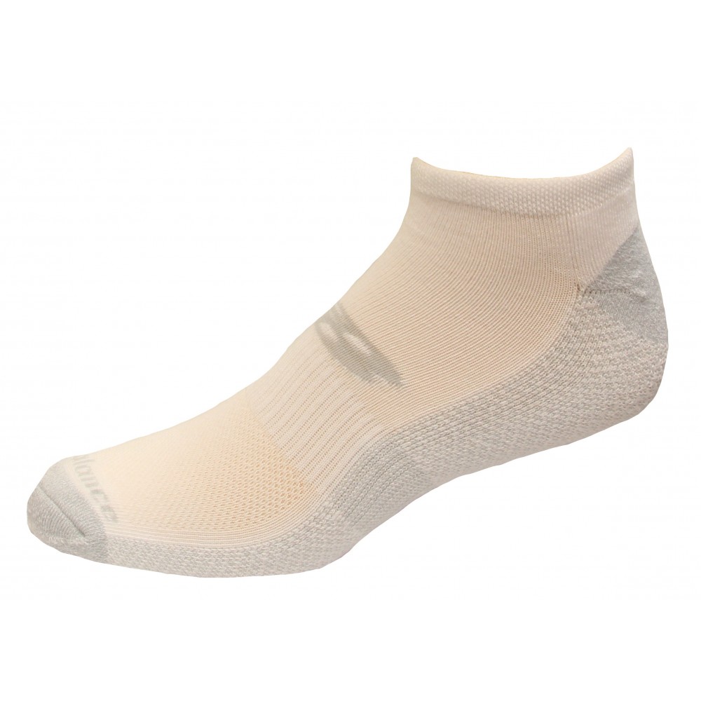 New Balance Cooling Cushion Performance Low Cut Socks, White, (L ...