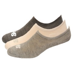 New Balance Invisible Liner Socks, White Multi, (L) Ladies 10-13.5/Mens 8.5-12.5, 6 Pair