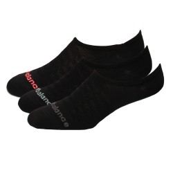 New Balance Performance Microfiber Liner Socks, Black, (M) Ladies 6-10/Mens 6-8.5, 3 Pair