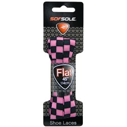 Sof Sole Novelty - Dog Bone, Black/Pink Check, 45 Inch