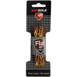 Sof Sole Novelty - Dog Bone, Flames Blk/Red, 45 Inch