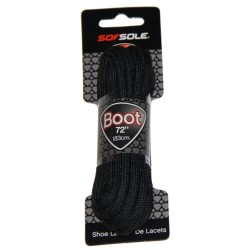 Sof Sole Boot Round, Black Waxed, 72 inch