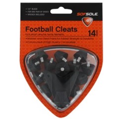 Sof Sole Football Cleats Steel/Plastic 1/2 inch