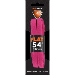 Sof Sole Athletic Flat Shoe Lace (Bright Pink, 54-Inch)