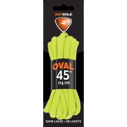 Sof Sole Athletic Oval Shoe Lace, Neon Yellow, 45-Inch
