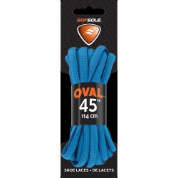 Sof Sole Athletic Oval Shoe Lace, Neon Blue, 45-Inch