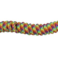 FeetPeople Curly Key Chain, Rainbow