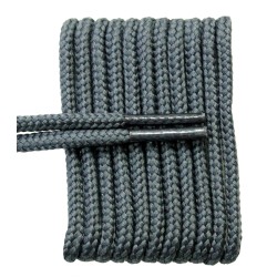FeetPeople High Quality Round Laces For Boots And Shoes, Charcoal