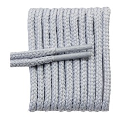 FeetPeople High Quality Round Laces For Boots And Shoes, Silver