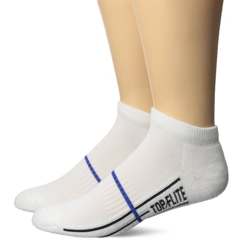 Top Flite Half Cushion Low Cut Socks, White, (L) W 9-12 / M 9-13, 2 Pair Top Flite Half Cushion Low Cut Socks, White, (L) W 9-12 / M 9-13, 2 Pair