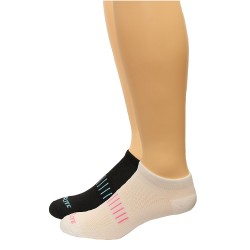 Top Flite Ladies No Show Socks, Black/White, (M) W 6-9 / M 4-9, 2 Pair Top Flite Ladies No Show Socks, Black/White, (M) W 6-9 / M 4-9, 2 Pair