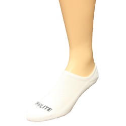 Top Flite Seamless Toe No Show Socks, White, (L) W 9-12 / M 9-13, 2 Pair