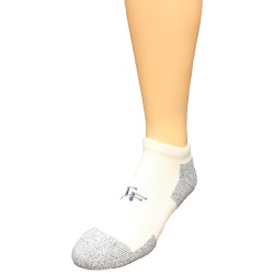 Top Flite Elimishield Low Cut Socks, White, (L) W 9-12 / M 9-13, 2 Pair