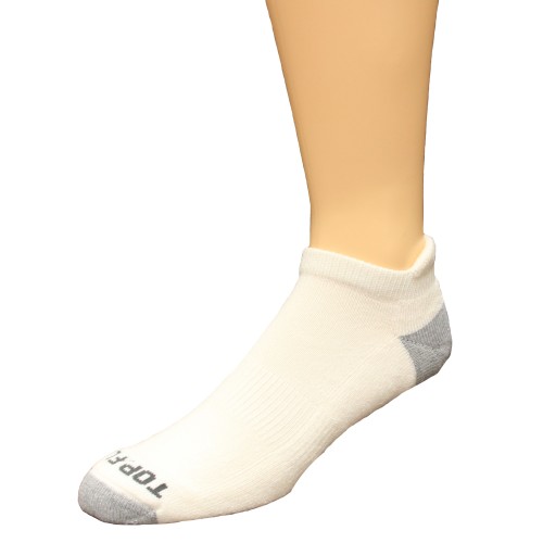 Top Flite Ultra-Dri Tab Socks, White, (L) W 9-12 / M 9-13, 2 Pair