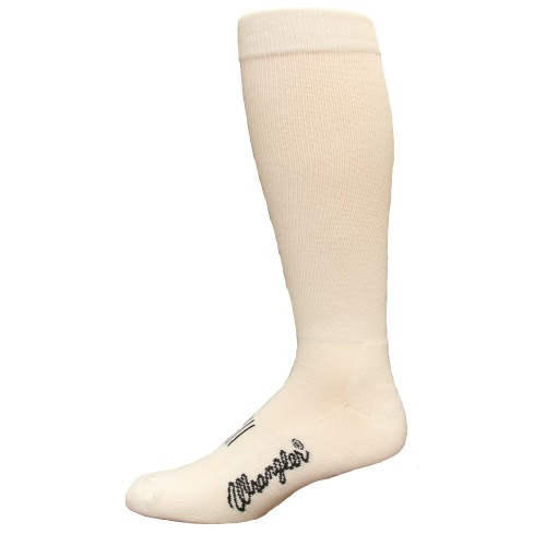 Wrangler Western Boot Sock 2 Pair, White, W 10-12 / M 8.5-10.5